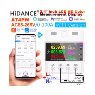 MEDIDOR DE ENERGÍA DIN‐RAIL WI‐FI