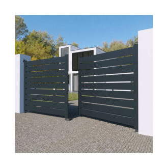 PORTÓN DE BRAZOS (ABATIBLE DE DOS HOJAS)